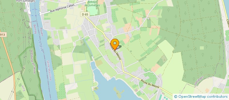 localisation de l'entreprise MONSIEUR JACQUES LEFEBVRE J  JUMIEGES