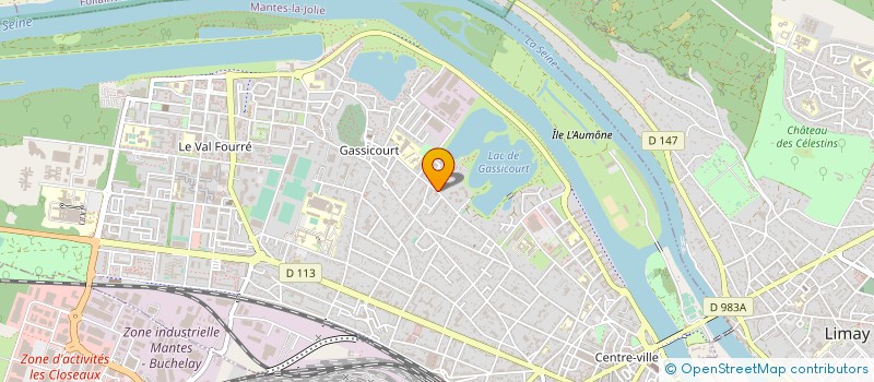 localisation de l'entreprise MONSIEUR JACQUES LEFEVRE  MANTES-LA-JOLIE