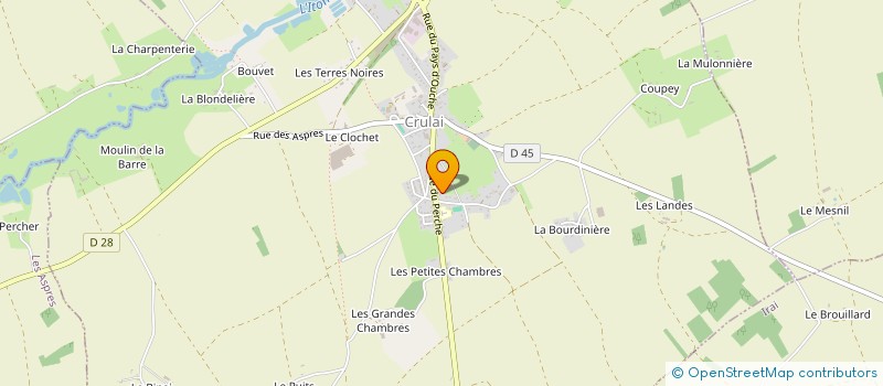 localisation de l'entreprise MONSIEUR JACQUES LEFEVRE à CRULAI