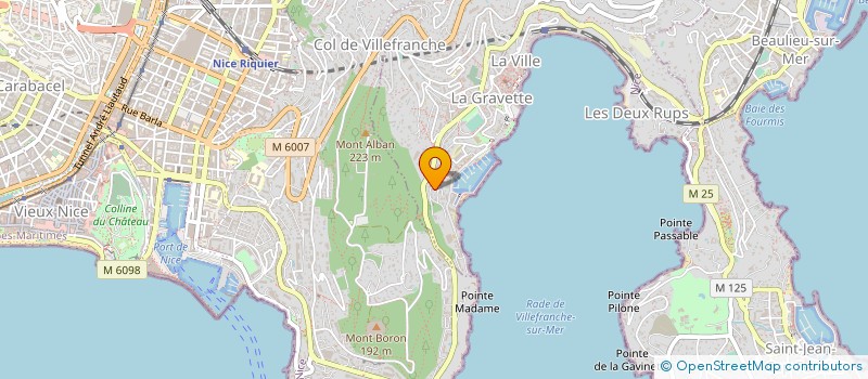 localisation de l'entreprise MONSIEUR JACQUES LEFEYRE à VILLEFRANCHE SUR MER