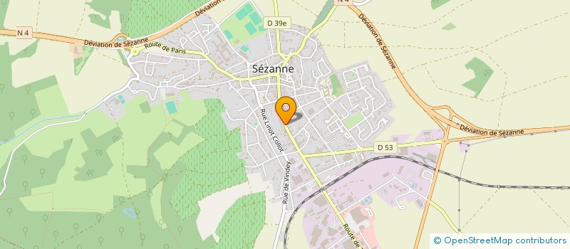 localisation de l'entreprise MONSIEUR JACQUES LEGRAND  SEZANNE