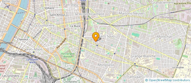 localisation de l'entreprise MONSIEUR JACQUES LEJEUNE à LYON 3EME