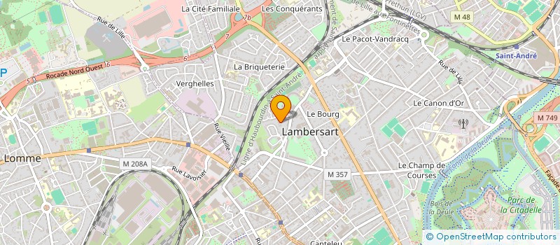 localisation de l'entreprise MONSIEUR JACQUES LELABOUREUR à LAMBERSART