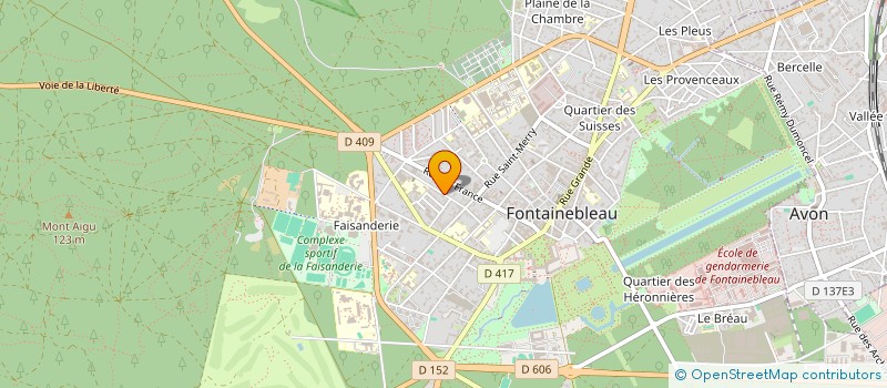localisation de l'entreprise MONSIEUR JACQUES LELOUP à FONTAINEBLEAU