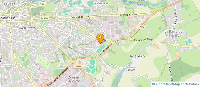 localisation de l'entreprise MONSIEUR JACQUES LEMAGNEN  SAINT-LO