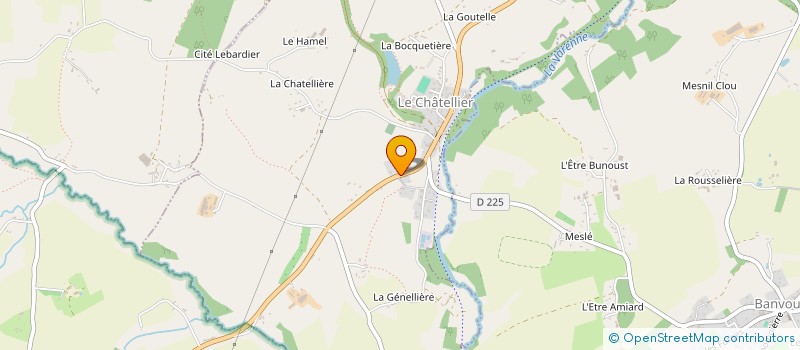 localisation de l'entreprise MONSIEUR JACQUES LEMARCHAND à LE CHATELLIER