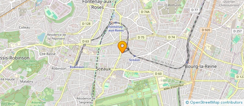 localisation de l'entreprise MONSIEUR JACQUES LEMERAY à SCEAUX