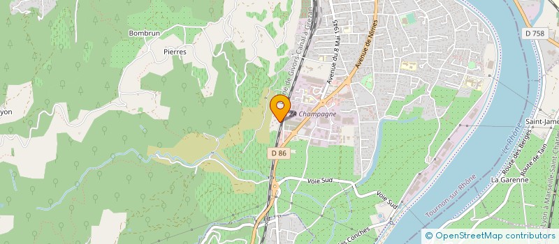 localisation de l'entreprise MONSIEUR JACQUES LEON à TOURNON-SUR-RHONE