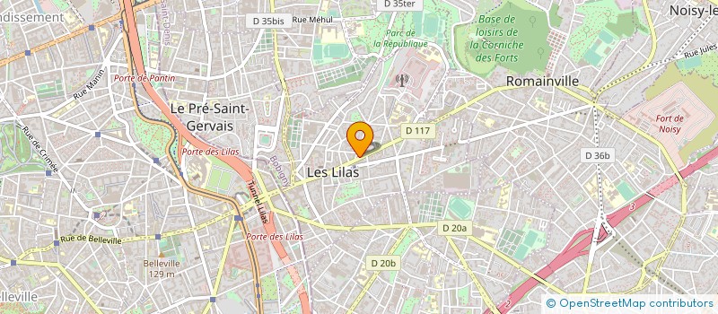 localisation de l'entreprise MONSIEUR JACQUES LEPICE à LES LILAS