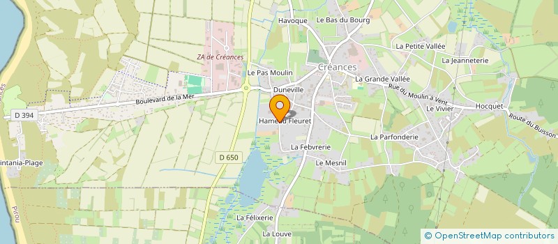 localisation de l'entreprise MONSIEUR JACQUES LEPLUMEY à CREANCES