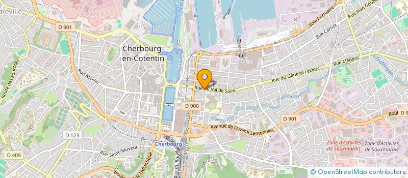 localisation de l'entreprise MONSIEUR JACQUES LEPOITTEVIN  CHERBOURG-EN-COTENTIN