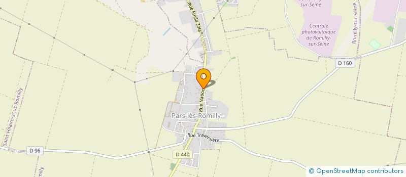localisation de l'entreprise MONSIEUR JACQUES LERENARD à PARS-LES-ROMILLY