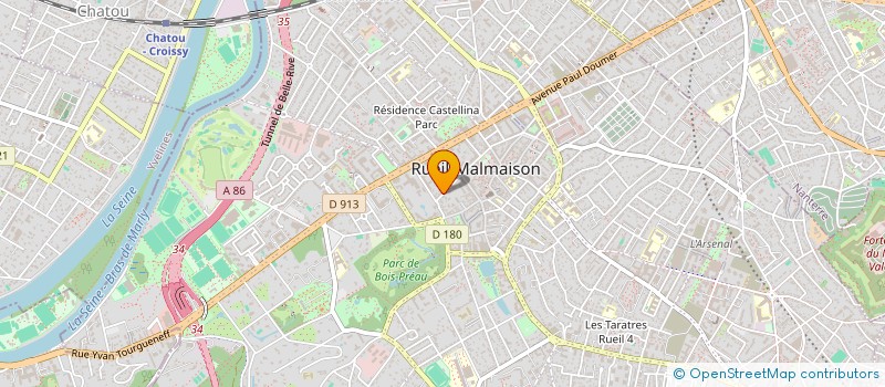 localisation de l'entreprise MONSIEUR JACQUES LERET à RUEIL-MALMAISON