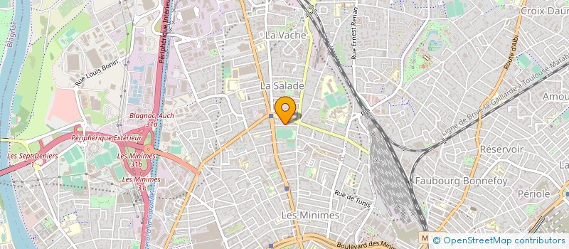 localisation de l'entreprise MONSIEUR JACQUES LEROUGE  TOULOUSE