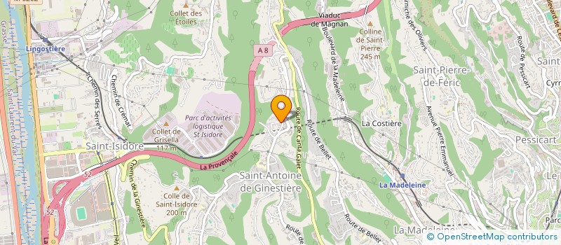 localisation de l'entreprise MONSIEUR JACQUES LEROY  NICE