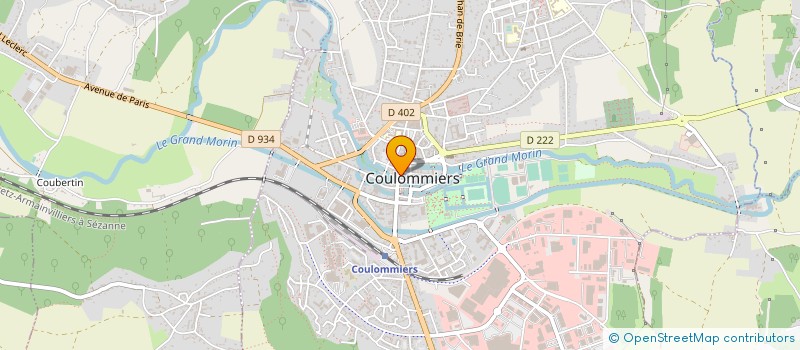 localisation de l'entreprise MONSIEUR JACQUES LEROY  COULOMMIERS
