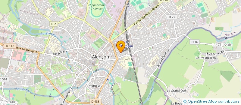 localisation de l'entreprise MONSIEUR JACQUES LEROY à ALENCON