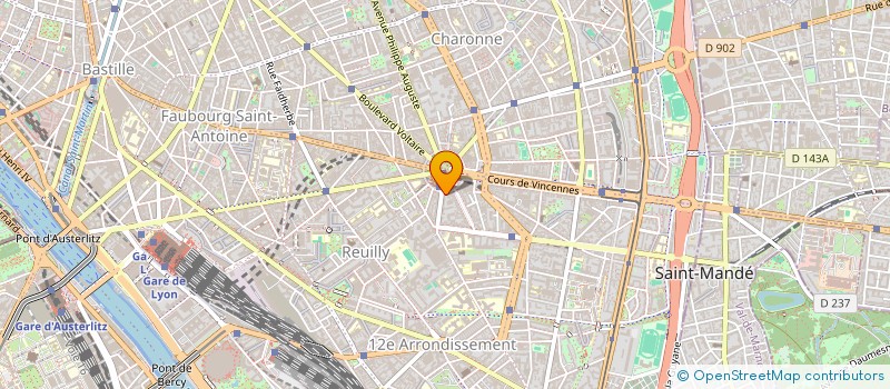 localisation de l'entreprise MONSIEUR JACQUES LESBRE  PARIS