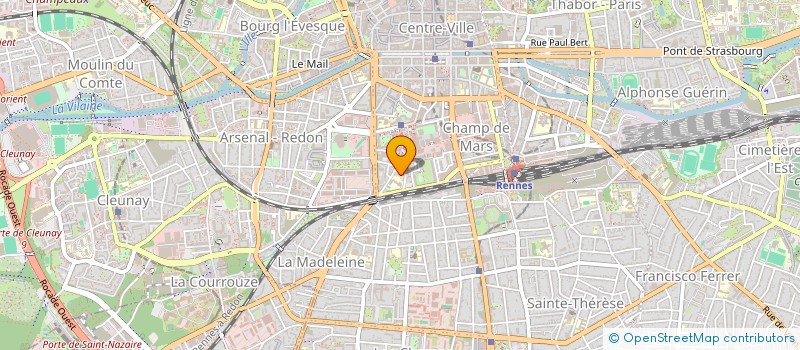 localisation de l'entreprise MONSIEUR JACQUES LESCOAT  RENNES