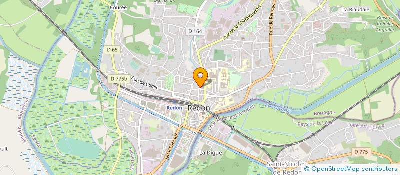 localisation de l'entreprise MONSIEUR JACQUES LESOUEF  REDON