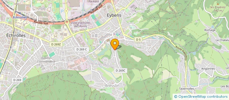 localisation de l'entreprise MONSIEUR JACQUES LESPECT  EYBENS