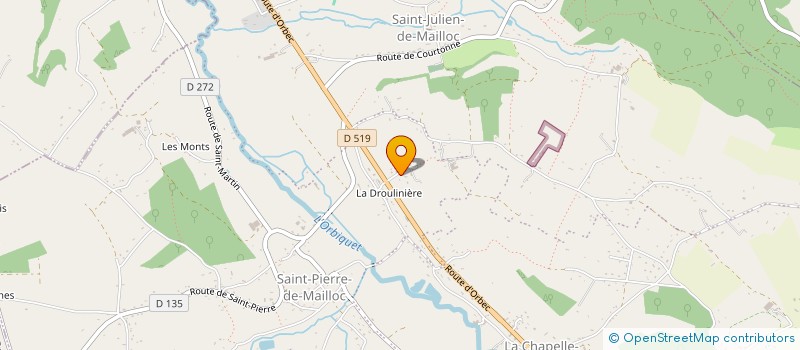 localisation de l'entreprise MONSIEUR JACQUES LETONQUEZE  VALORBIQUET