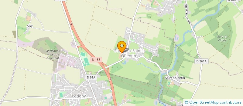 localisation de l'entreprise MONSIEUR JACQUES LEVAVASSEUR  USSY