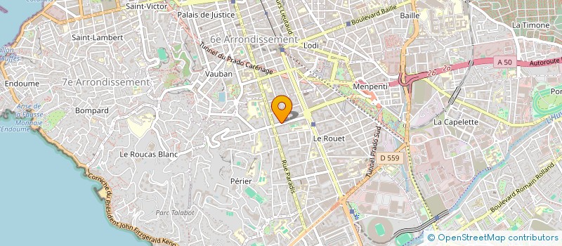 localisation de l'entreprise MONSIEUR JACQUES LEVI  MARSEILLE