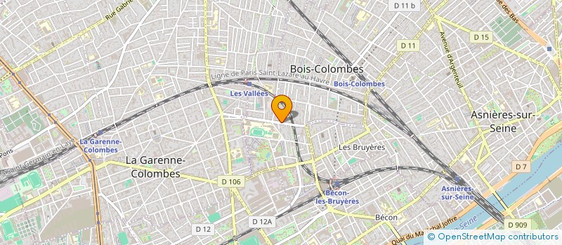 localisation de l'entreprise MONSIEUR JACQUES LEVY à BOIS-COLOMBES