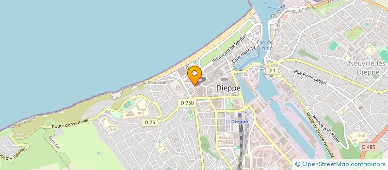 localisation de l'entreprise MONSIEUR JACQUES LIEFFROY  DIEPPE