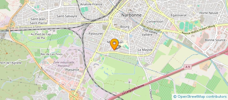 localisation de l'entreprise MONSIEUR JACQUES LIGNIERES  NARBONNE