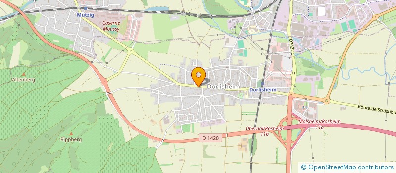 localisation de l'entreprise MONSIEUR JACQUES LINDENLAUB  DORLISHEIM