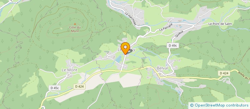 localisation de l'entreprise MONSIEUR JACQUES LITAIZE  LE MONT