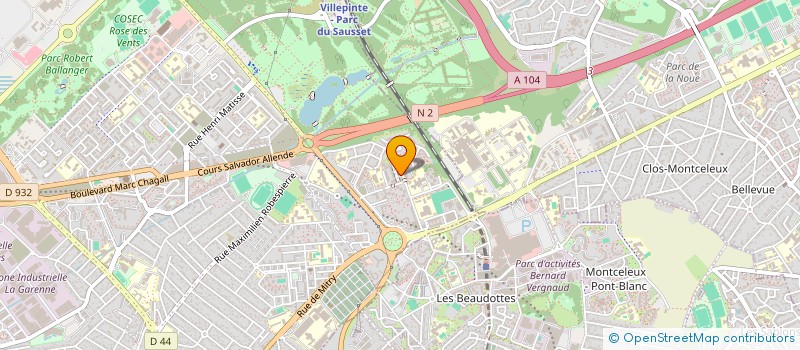 localisation de l'entreprise MONSIEUR JACQUES LODOU  AULNAY-SOUS-BOIS