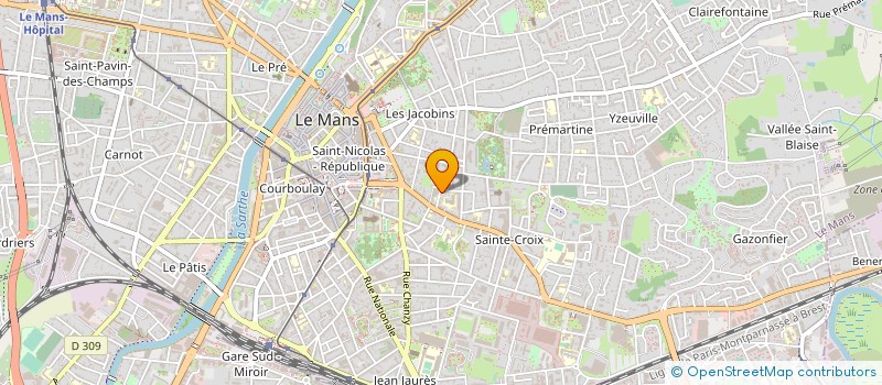 localisation de l'entreprise MONSIEUR JACQUES LOISON à LE MANS