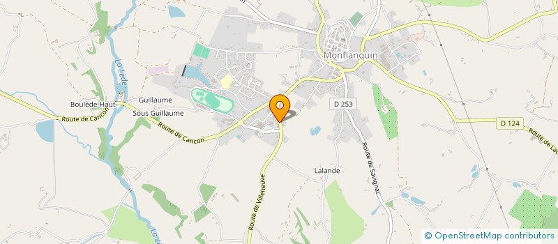 localisation de l'entreprise MONSIEUR JACQUES LOMPECH  MONFLANQUIN