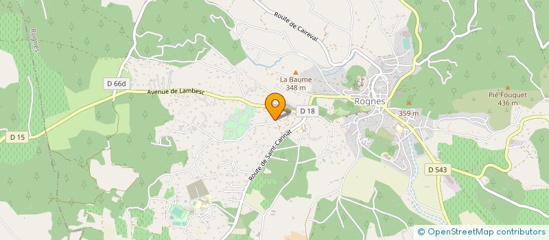 localisation de l'entreprise MONSIEUR JACQUES LORIDAN  ROGNES