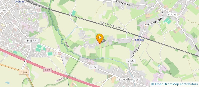 localisation de l'entreprise MONSIEUR JACQUES LORTHIOIR  LANDAS