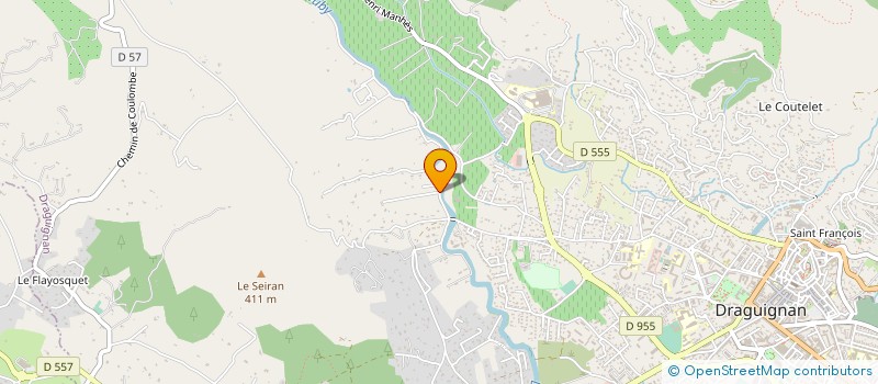 localisation de l'entreprise MONSIEUR JACQUES LORY  DRAGUIGNAN