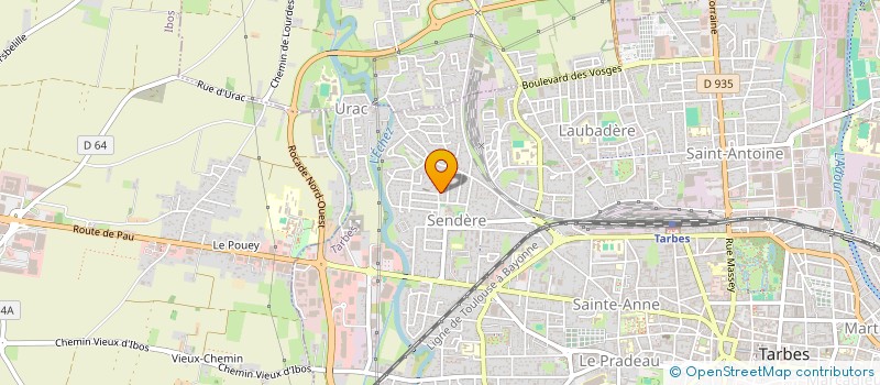 localisation de l'entreprise MONSIEUR JACQUES LOUBET  TARBES