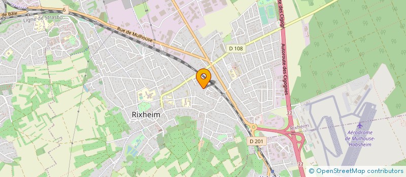 localisation de l'entreprise MONSIEUR JACQUES LOUCHEUX  RIXHEIM