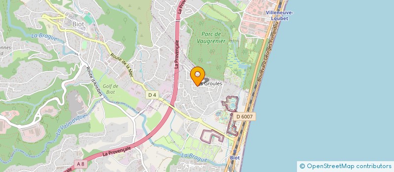 localisation de l'entreprise MONSIEUR JACQUES LOUIS-CLEMENT à ANTIBES