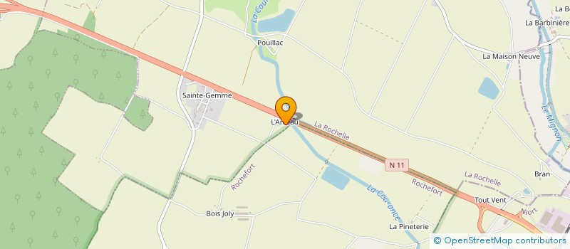 localisation de l'entreprise MONSIEUR JACQUES LOUIS MARIE BONITEAU  CRAM-CHABAN