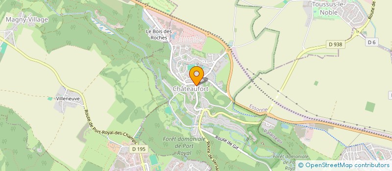 localisation de l'entreprise MONSIEUR JACQUES LOUISMET  CHATEAUFORT