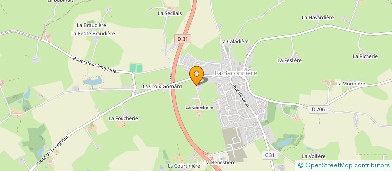 localisation de l'entreprise MONSIEUR JACQUES LOURDAIS à LAVAL