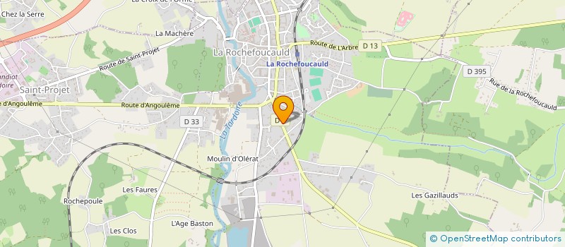 localisation de l'entreprise MONSIEUR JACQUES LOUSTALOT  LA ROCHEFOUCAULD-EN-ANGOUMOIS