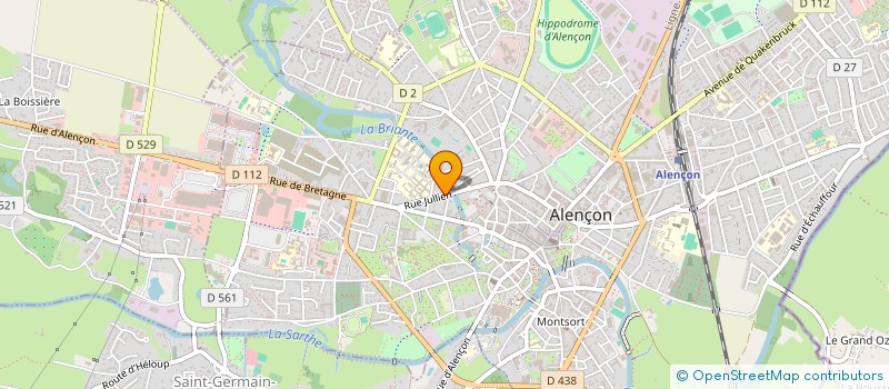 localisation de l'entreprise MONSIEUR JACQUES LOUVEAU à ALENCON