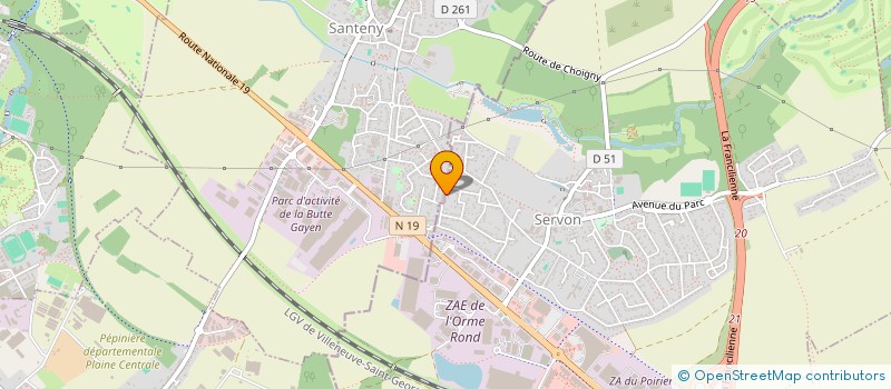 localisation de l'entreprise MONSIEUR JACQUES LOYER  SERVON