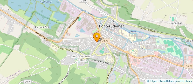 localisation de l'entreprise MONSIEUR JACQUES LUBLIN à PONT-AUDEMER