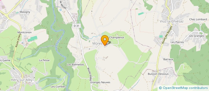 localisation de l'entreprise MONSIEUR JACQUES LUCCANTONI  MURES